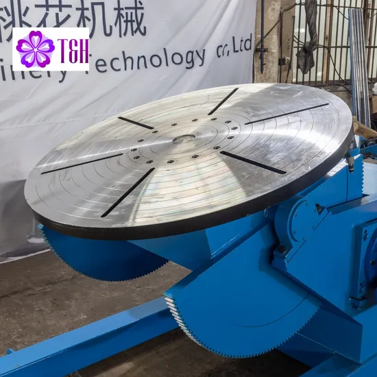 5-Ton Rotary Positioner with 1500mm Table for Pipe Welding